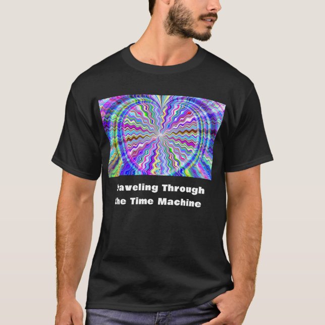 Resande genom Maskin T Shirt (Framsida)