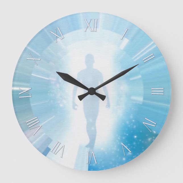 Resande genom rymd och tid stor klocka (Framsida)