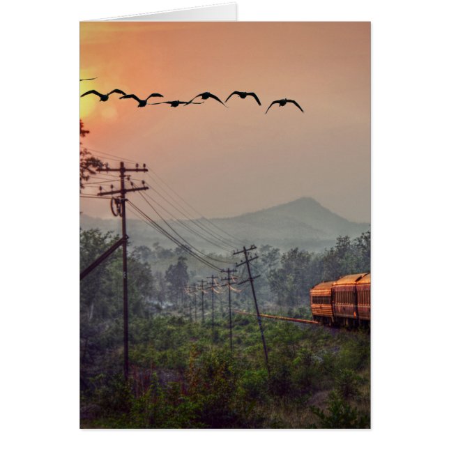 Resande Hälsningskort (Framsidan)