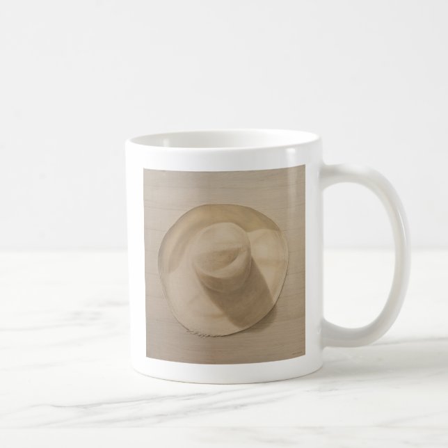 Resande hatt på det dammiga bord 2010 kaffemugg (Höger)