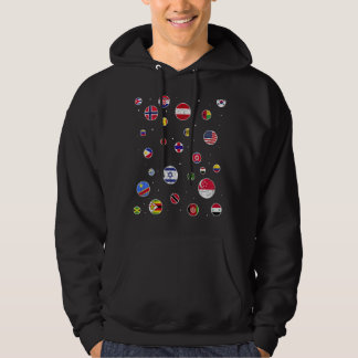 Resande Land som reser över hela världen över Land Hoodie