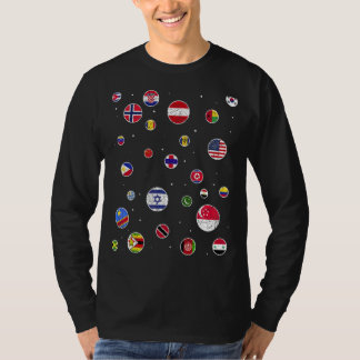 Resande Land som reser över hela världen över Land T Shirt