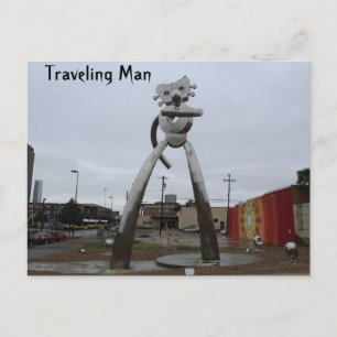 Resande man nr 12 vykort