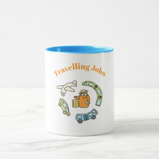 Resande sött monster mugg