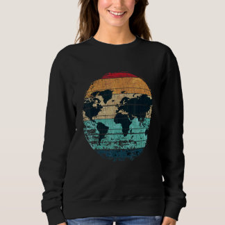 Resande Traveler Land Cartography Retro Wor T Shirt