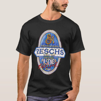 RESCHS PILSENER Beer Label boy family T Shirt