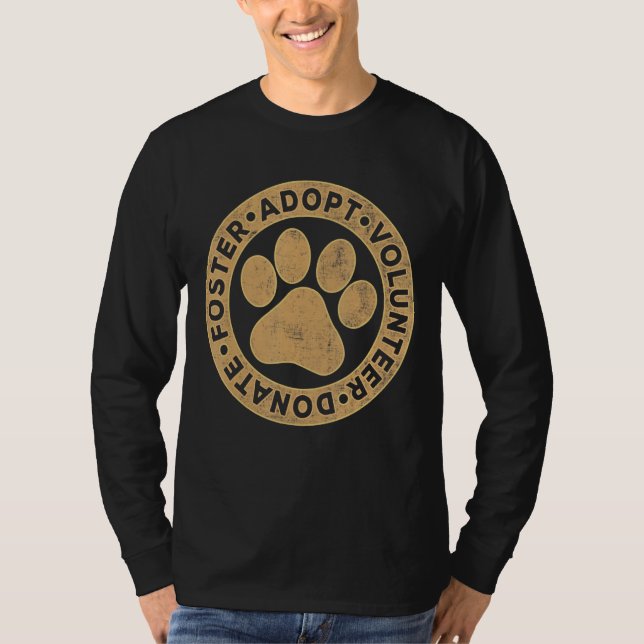 Rescu för ofrivilliga donatordjur t shirt (Framsida)