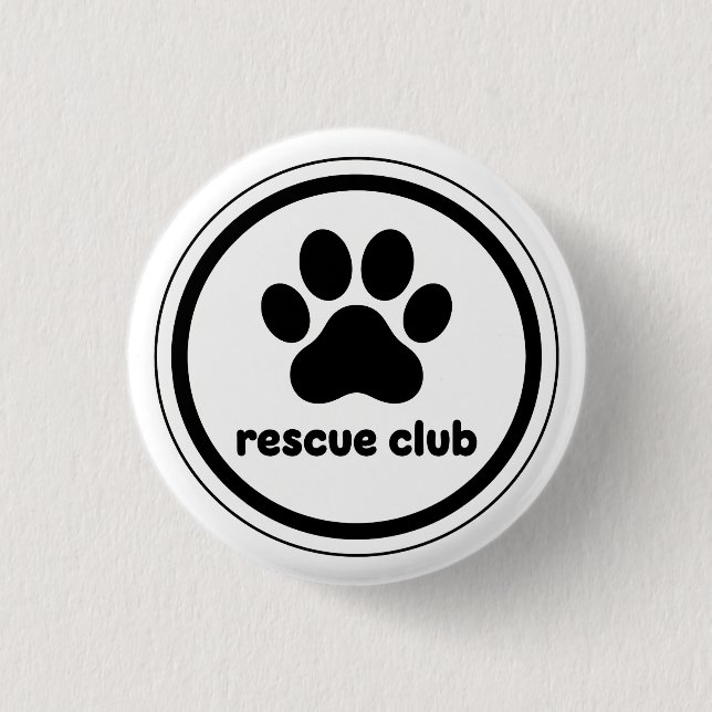 Rescue Club – United by Paws Knapp (Framsida)