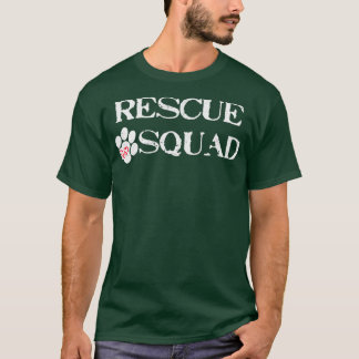 Rescue Squad Dog Paw Heart For Men Women T Shirt