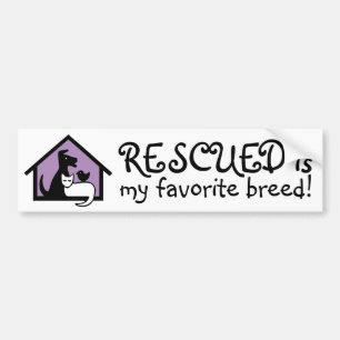 Rescued är min favorit- avel! bildekal