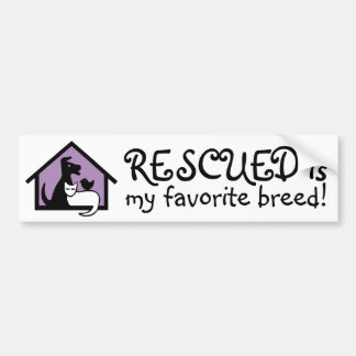 Rescued är min favorit- avel! bildekal