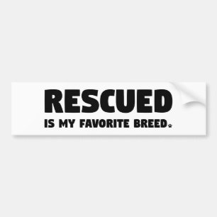 Rescued är min favorit- avel bildekal