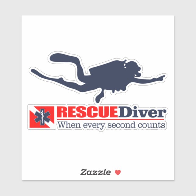 RESCUEDiver Klistermärken (Ark)
