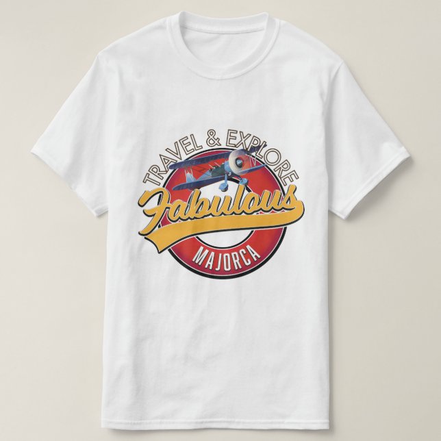 rese fantastiska Mallorca logotyp T Shirt (Design framsida)