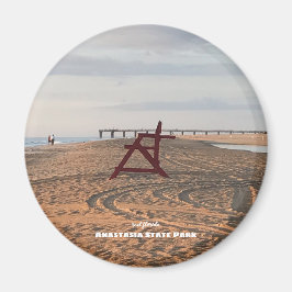 Rese | Florida - Anastasia Red Beach Ordförande Magnet