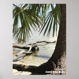 Rese | Florida - Cape San Blas Driftwood Poster