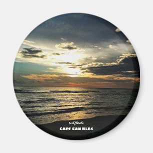 Rese Florida Cape San Blas Sunset Magnet