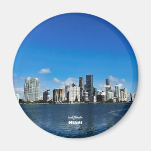 Rese Florida - Miami Skyline Magnet