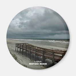 Rese | Florida - Neptune Beach Boardpromenad Sunri Magnet