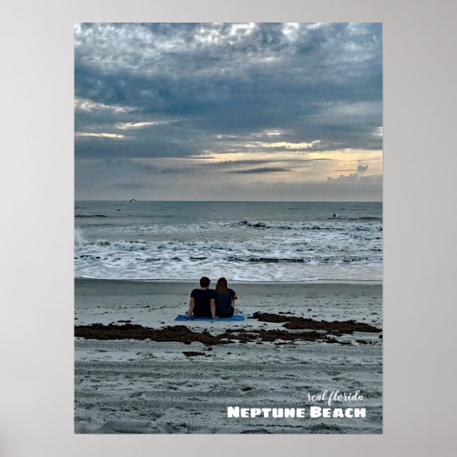 Rese | Florida - Neptune Beach Sunrise Poster (Framsidan)