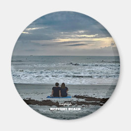 Rese | Florida - Neptune Beach Sunrise Tillsammans Magnet