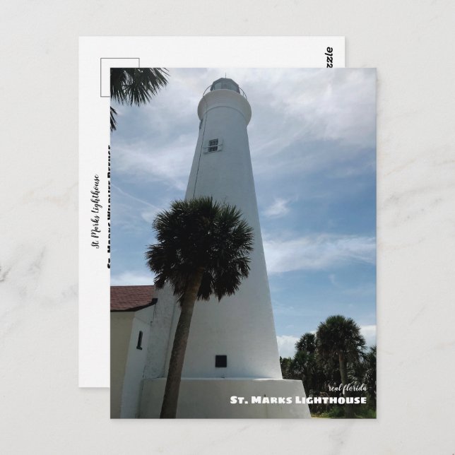 Rese | Florida - St. Marks Lighthouse Vykort (Fram/baksida)