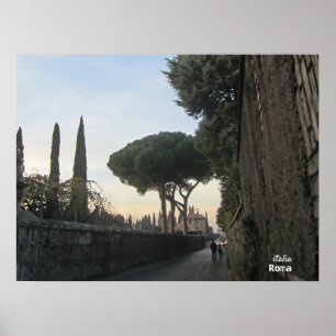 Rese Italien - Äppelväg kväll Poster