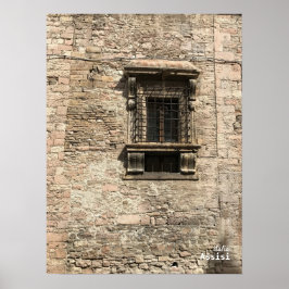 Rese | Italien - Assisi-fönster i tid Poster