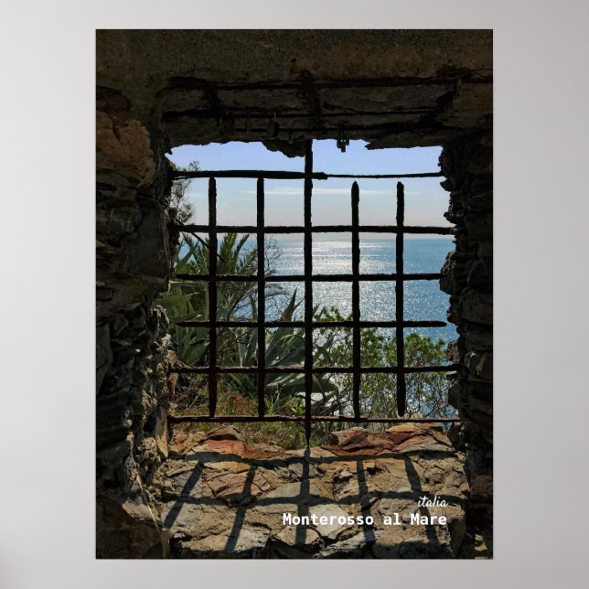 Rese | Italien - Monterosso al Mare, Liguriska hav Poster (Framsidan)