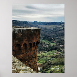 Rese | Italien - Orvieto Umbrien Countryside Poster