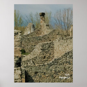 Rese Italien - Pompeji-murar Poster
