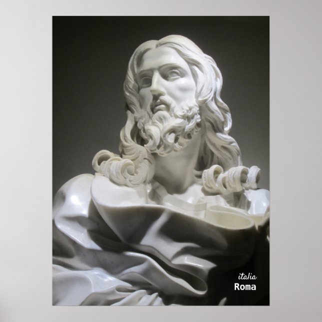 Rese | Italien - Rom, Bernini Jesus skulptur Poster (Framsidan)