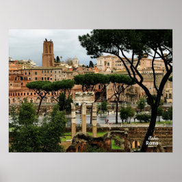 Rese | Italien, Rom på regndagen Poster