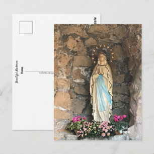 Rese Italien - Rom, vackra Madonna Vykort