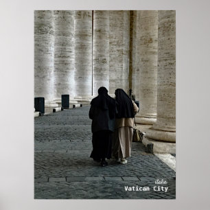 Rese Italien - Vatikanstaten, Sankt Peters Squar Poster