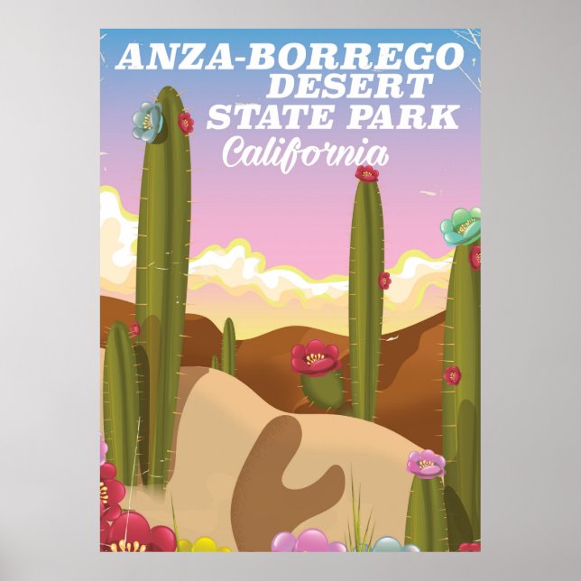 Reseaffär för Anza-Borrego Desert State Park Poster (Framsidan)