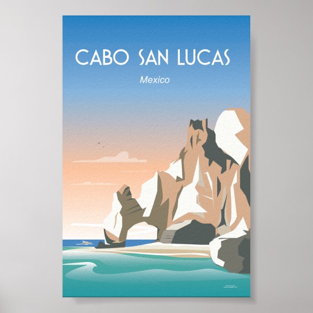 Reseaffisch för Cabo san san lucas Poster (Framsidan)