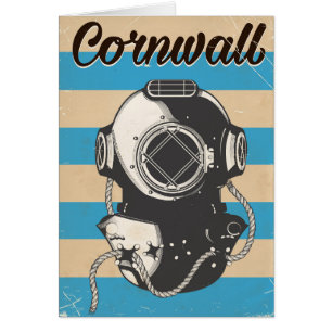 Reseaffisch för Cornwall Nautical Hälsningskort