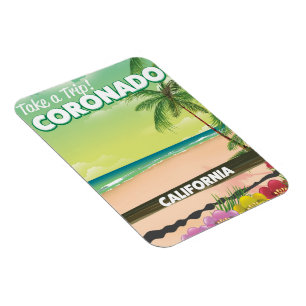 Reseaffisch för Coronado California Magnet