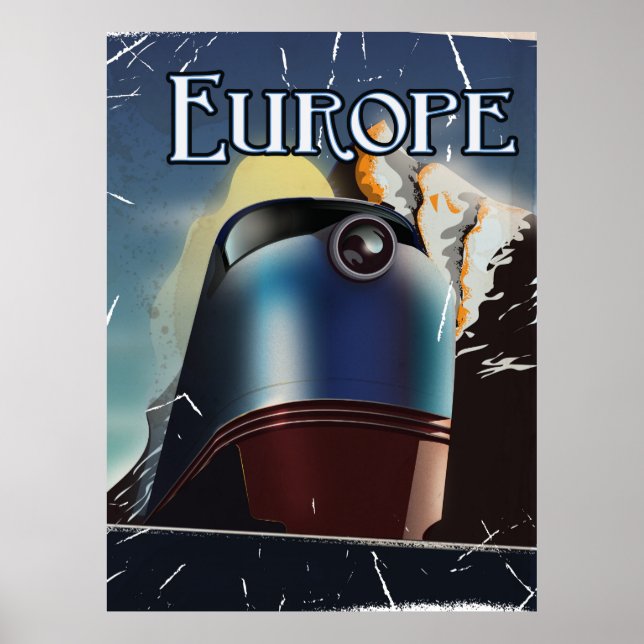 Reseaffisch för Europe Vacation Poster (Framsidan)