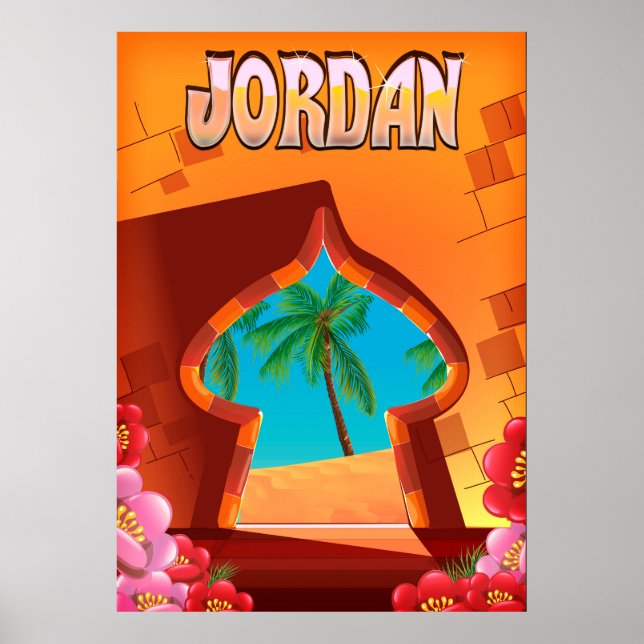 Reseaffisch för Jordan Palace Poster (Framsidan)