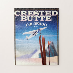 Reseaffisch för konstgjord Butte Colorado Pussel