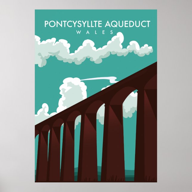 Reseaffisch för Leaderfoot Viaduct Scotland Poster (Framsidan)