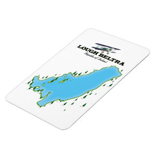 Reseaffisch för Lough Beltra Ireland Magnet
