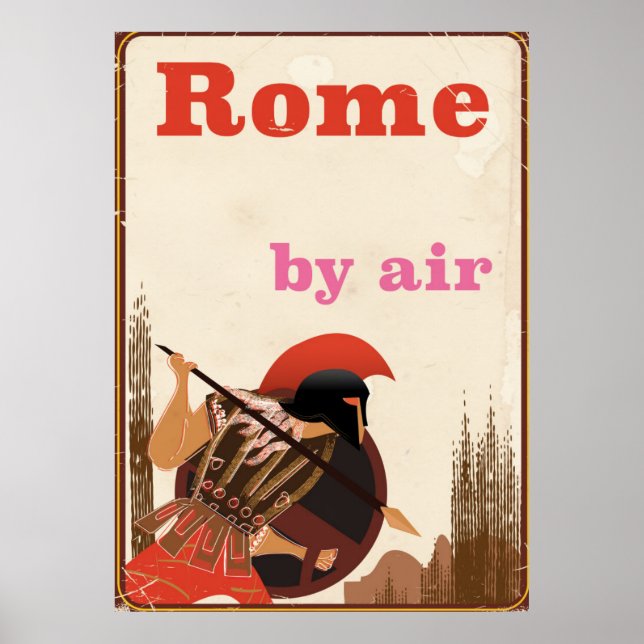 Reseaffisch för luft i Rom Gladiator Poster (Framsidan)