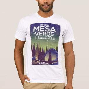 Reseaffisch för Mesa Verde National Park Camping Tee Shirt