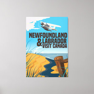 Reseaffisch för Newfoundland och Labrador Canvastryck