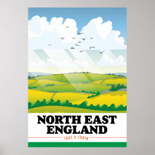 Reseaffisch för NordÖster England. Poster