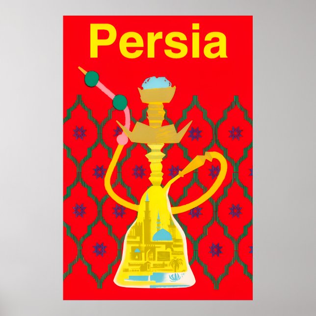 Reseaffisch för Persia Poster (Framsidan)