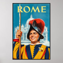 Reseaffisch för Rom Poster